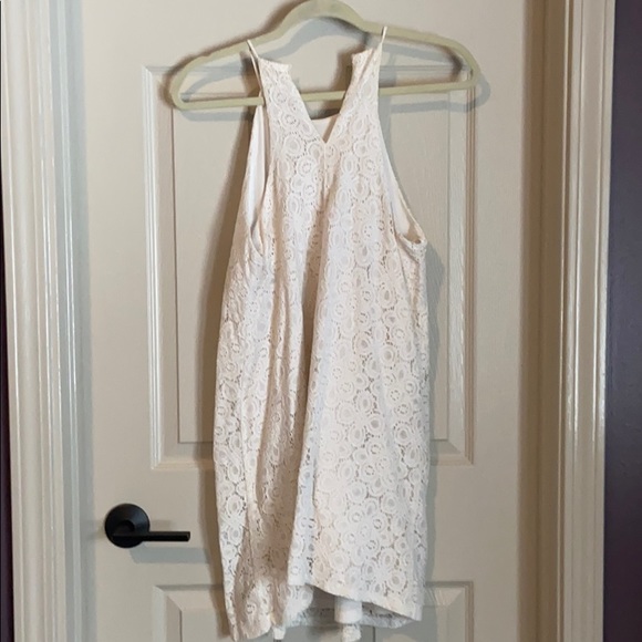 One Clothing White Crotchet Dress - Picture 2 of 2